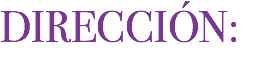 DIRECCIÓN: